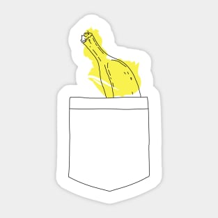 Banana in the Pocket Design Sticker